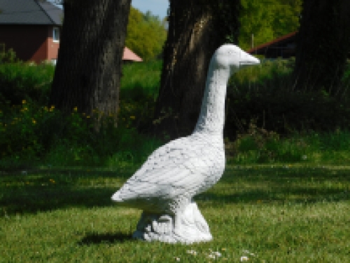 Statue Gans - 60 cm - Massiver Stein