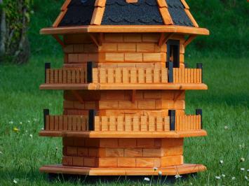 Windmühle mit Regalen - 135 cm - Imprägniertes Holz -