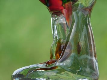 Glasgeblasener Hahn – Farbenfroh – Handgefertigt