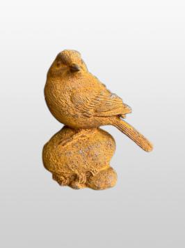 Tuinbeeld gietijzeren vogel 