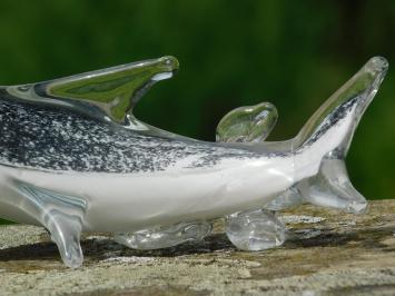 Glasskulptur Hai - In Farbe - Glasskulptur