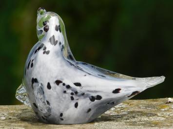 Glazen beeld Zeehond - In Kleur - Glassculptuur