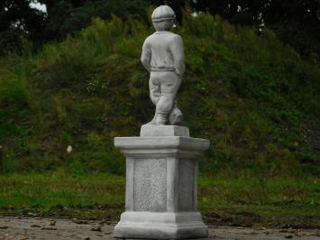 Statue Golfer auf Sockel – 78 cm – Stein