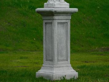 Herz-Jesu-Statue auf Sockel - massiver Stein