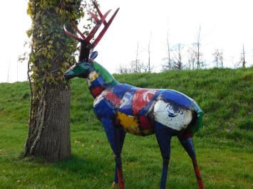 Hert in Kleur - 185 cm - Handgemaakt & Uniek