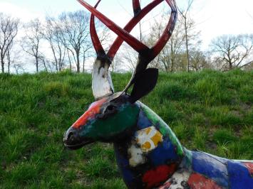Hert in Kleur - 185 cm - Handgemaakt & Uniek