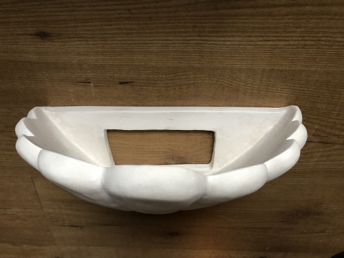 Wandlamp - Terracotta steen -wit