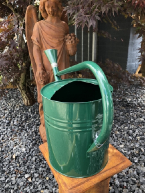 Garten Gießkanne klassisch Metall grün 7,5 Liter, schön!