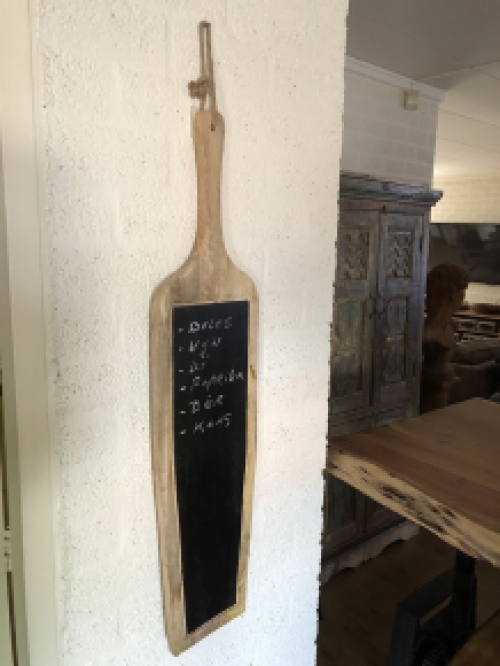 Wandtafel aus Holz, Brotbrett mit Beschriftungsmöglichkeit, Aufmerksamkeitstafel, Einkaufstafel, Holz mit Griff und Aufhängekordel.