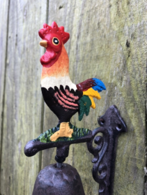 Türklingel 'Rooster' - Gusseisen - klein