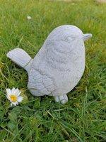 Lief tuinbeeldje van een mus , vogel