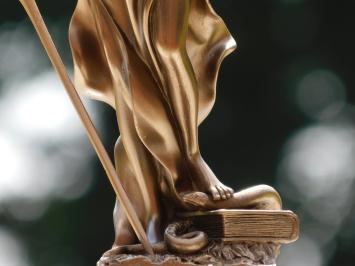 Justitia-Statue – Bronzeoptik – 35 cm – Polystone
