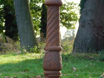 Classic Cast-Iron Horse Post - 107 cm - Rust-Look