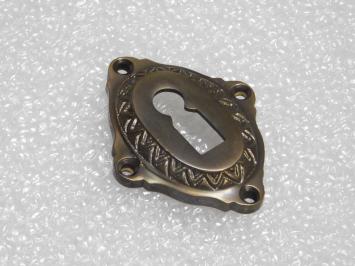 Klassiek Slotrozet BB - Donker Gepatineerd Messing