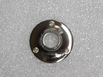 Ronde Klinkrozet – Nikkel Glans – Ø 5 cm