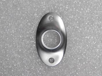 Klinkrozet Ovaal – 56 x 33 mm – Mat Nikkel