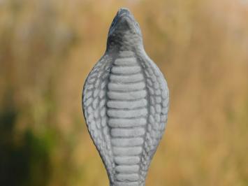 Cobra Beeld - Steen - 26 cm