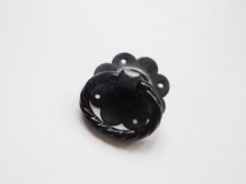 Poortslot met ringsluiting ovaal - 150mm - zwart