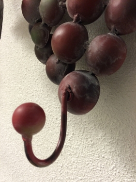 Kapstok Druiven - 3-Haaks - Wijnrank