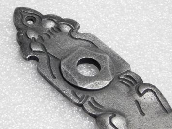 Langes Türblech - PZ 92 - Gusseisen, verzinkt