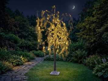 LED Light Tree with Hanging Branches - 150 cm - For Outdoor Use - with Timer
