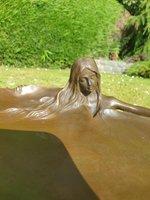 Brons beeld , art nouveau