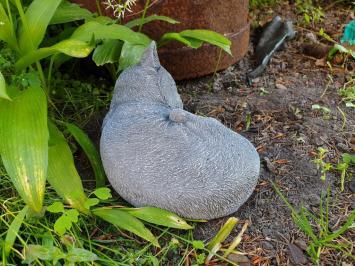 Gartenstatue Katze, Beton