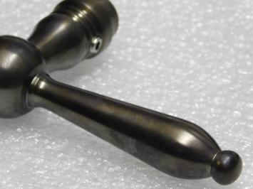 Einzelne Türklinke Revo – Dunkel patiniertes Messing