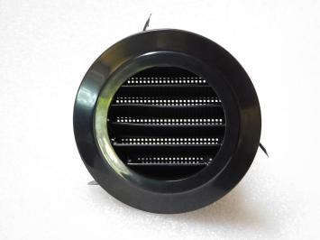 Luchtrooster met Gaas - Rond 14 cm - Plastic