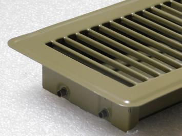 Verstellbarer Luftgrill - Rechteck - Braun - Metall