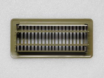 Verstellbarer Luftgrill - Rechteck - Braun - Metall