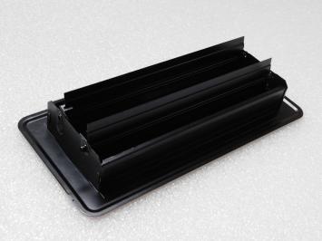 Einstellbares Luftgitter - Rechteck - Schwarz - Metall