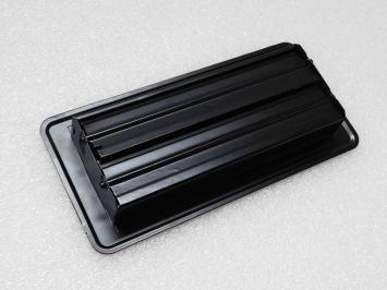 Einstellbares Luftgitter - Rechteck - Schwarz - Metall