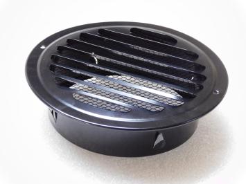 Luchtrooster met Gaas - 19 cm - Rond - Metaal