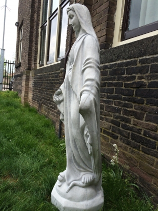 Groot Maria Tuinbeeld - 110 cm - Steen
