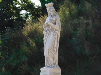 Wunderbare Statue von Maria - Kind, super schöne Vollsteinstatue