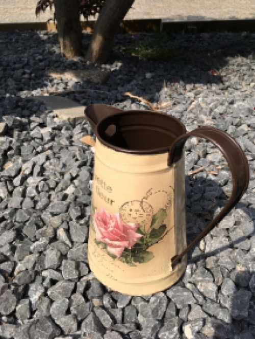 Vintage Blumenkanne - Rustikale Milchkanne