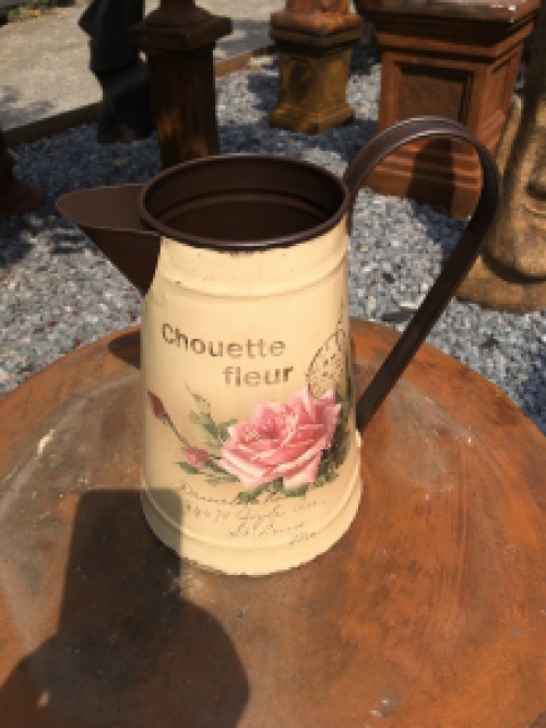 Vintage Blumenkanne - Rustikale Milchkanne