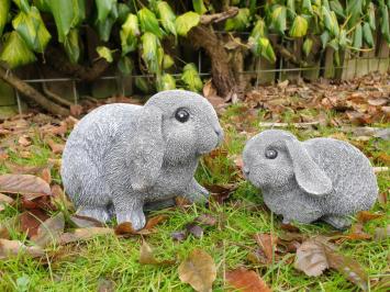 konijn , stenen tuinbeeld,  konijn met hangoren