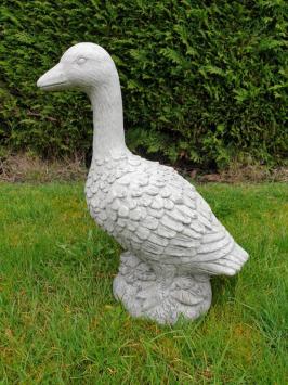 Gartenstatue einer Gans, Beton