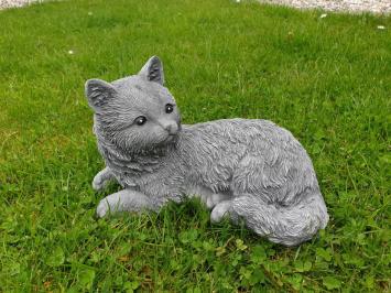 Skulptur einer Katze, Beton