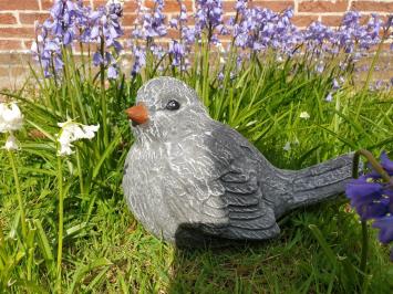 Großer Spatz, Vogel, Gartenstatue aus Beton