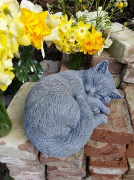 Gartenskulptur Katze, Katze, Geschenk