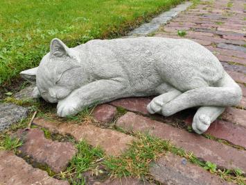 Tuinbeeld poes van beton , kat