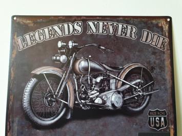 Kalender mit Motorradbild