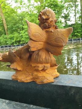 vogelvoederbak , gietijzer