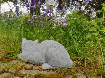 poes , kat , tuinbeeld ,beton