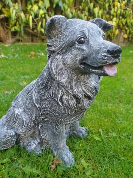 Tuinbeeld hond , sjors , hond, beton