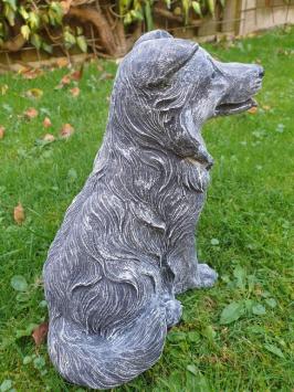 Tuinbeeld hond , sjors , hond, beton