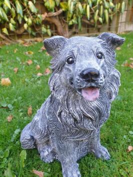 Tuinbeeld hond , sjors , hond, beton